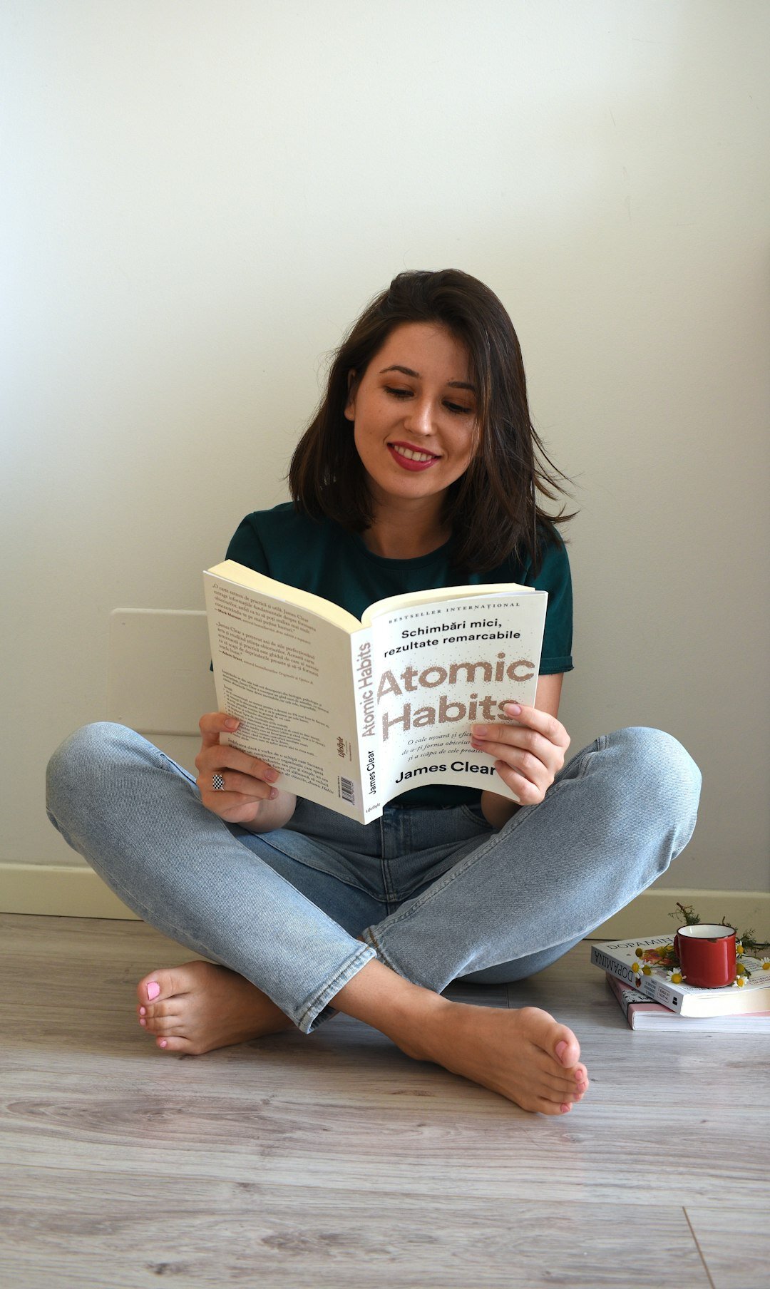 famous person reading book